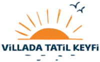 Villada tatil keyfi